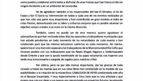 Nota informativa Fiestas Navidad 2023