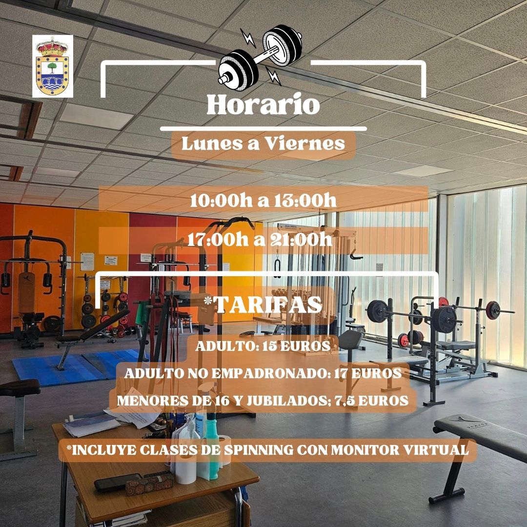 Tarifas Gimnasio municipal Valdemaqueda