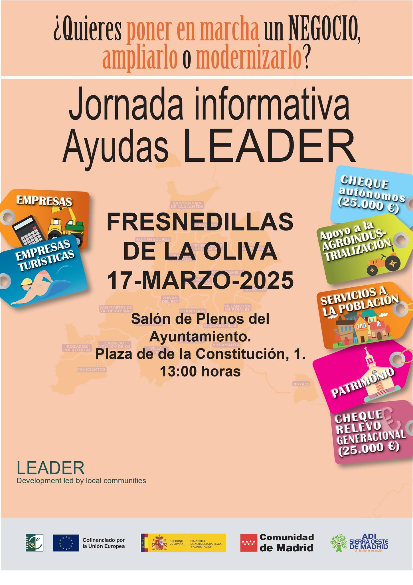 Jornada informativa ayudas Leader