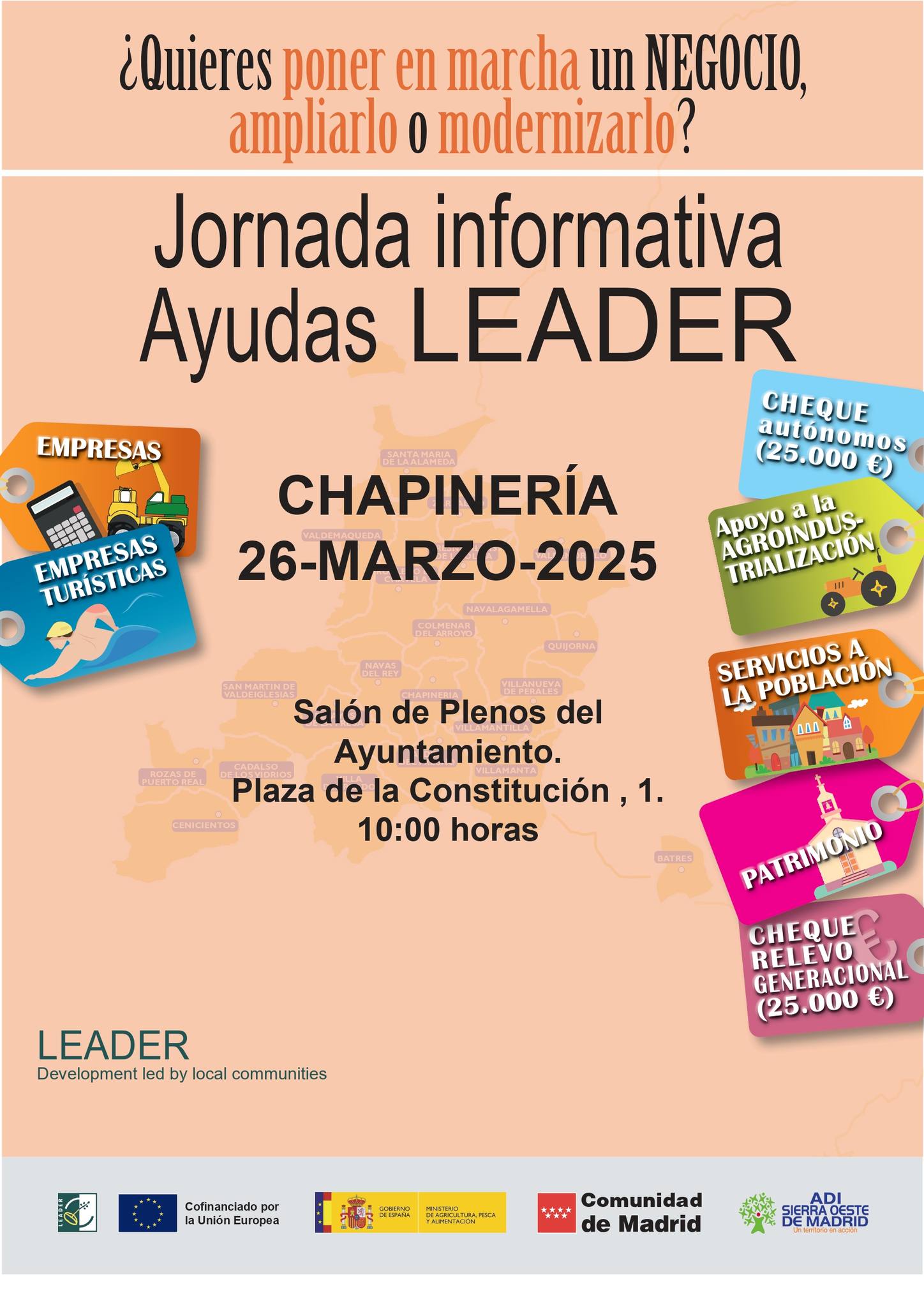 Jornada informativa ayudas Leader