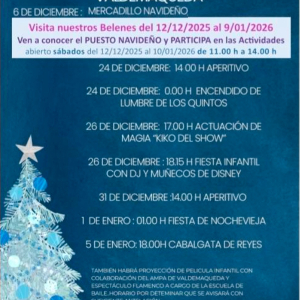 Programa Navidad 2025 Valdemaqueda