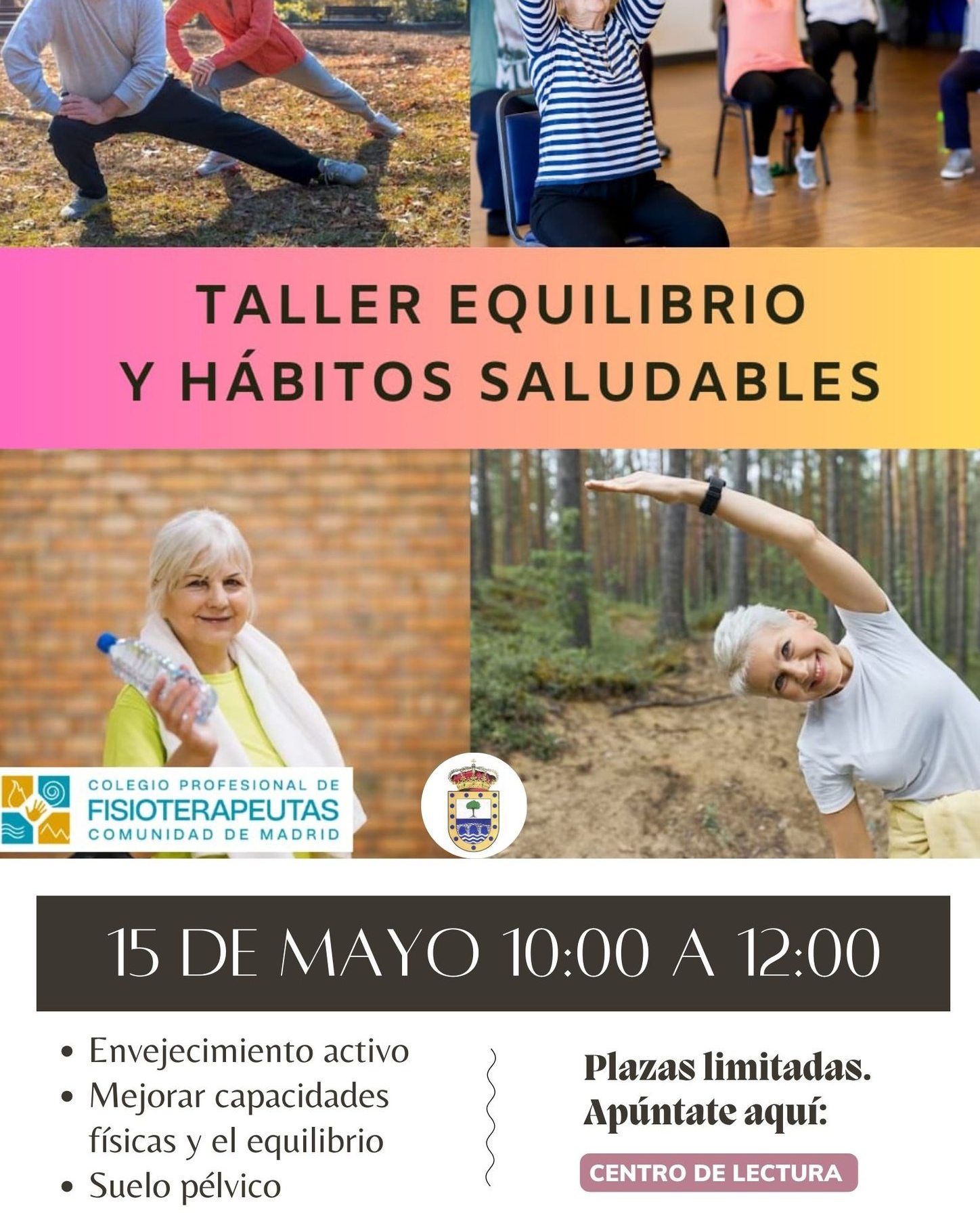 Taller equilibrio y habitos saludables Valdemaqueda mayo 2024