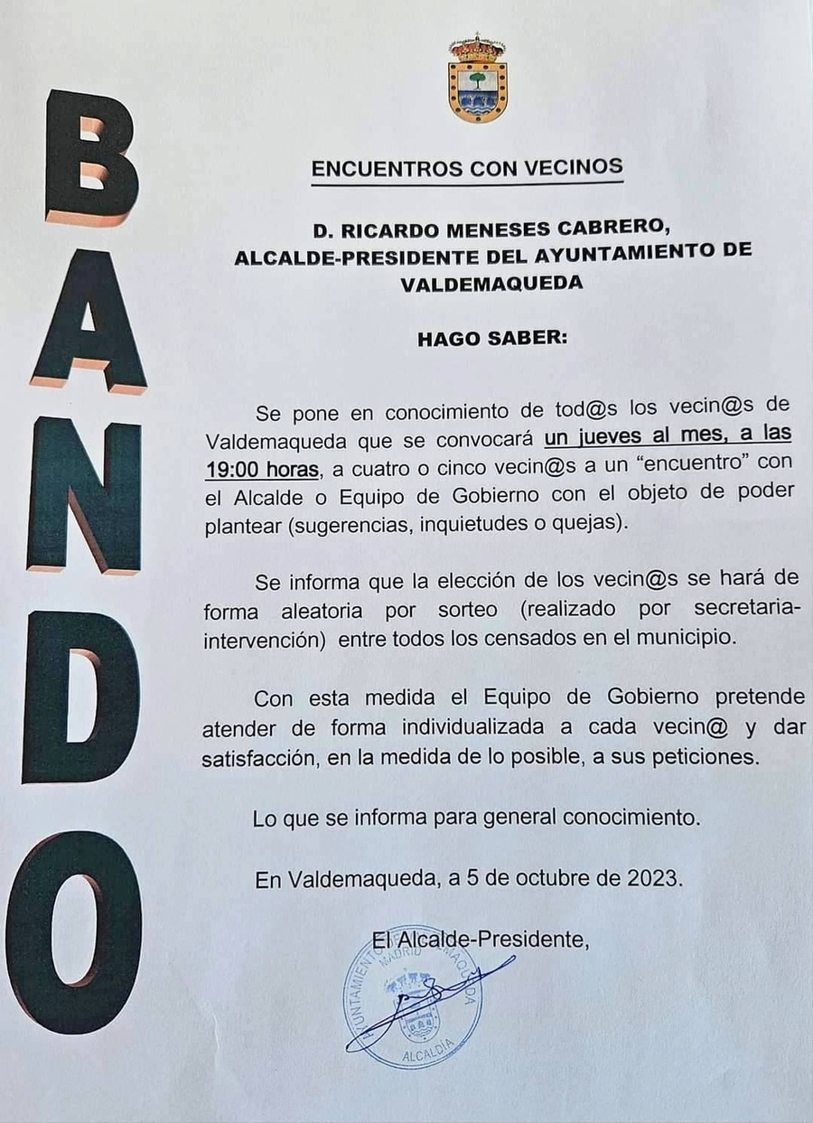 Bando encuentro con vecinos oct 2024