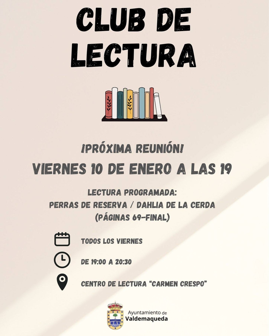 20250110 Club de lectura Valdemaqueda