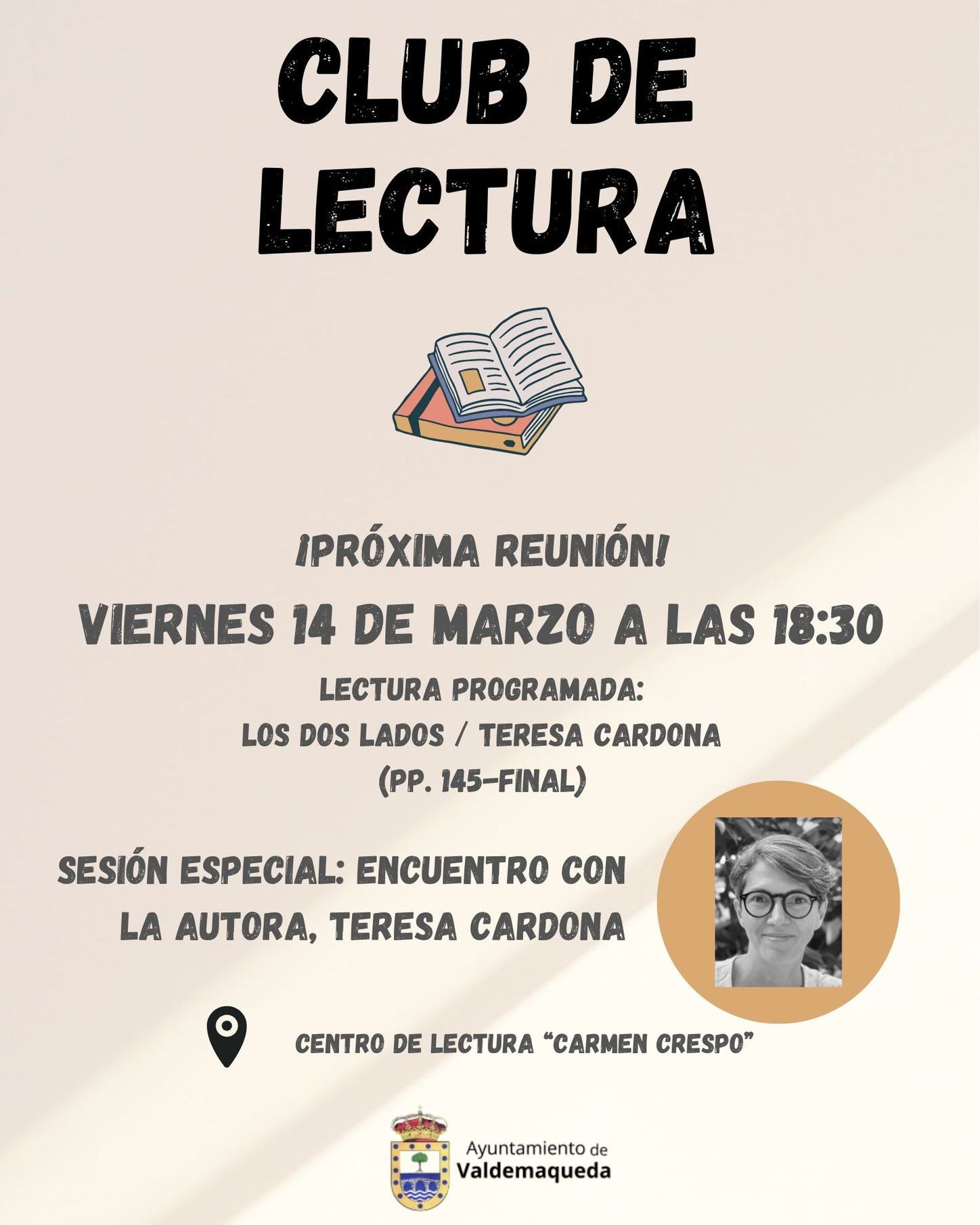 20250314 Club de lectura Valdemaqueda