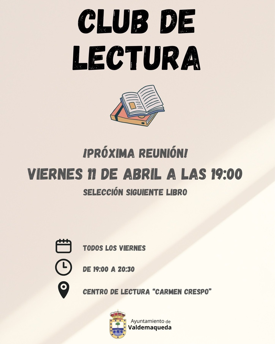 20250411 Club de lectura Valdemaqueda