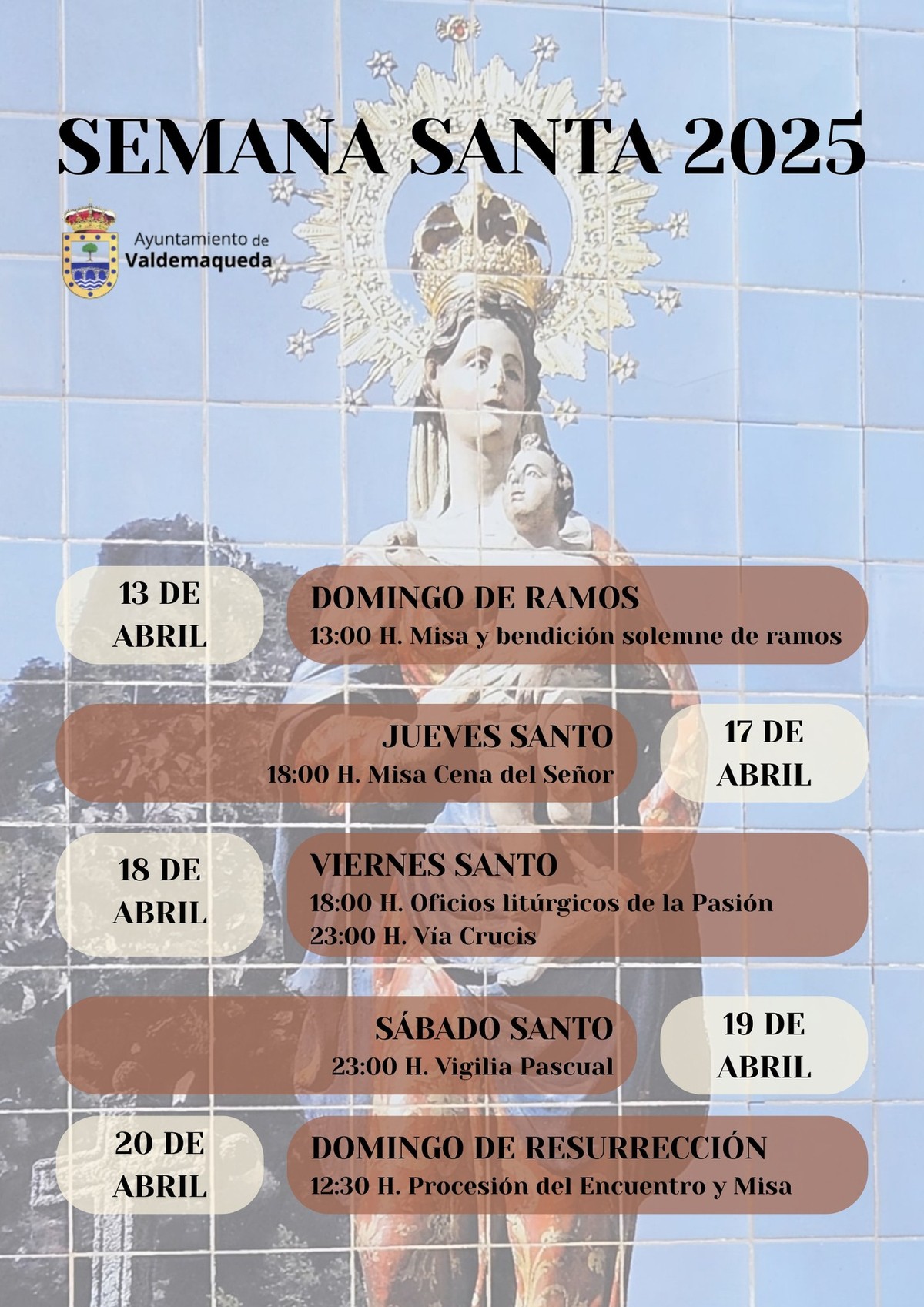 Semana Santa 2025 Valdemaqueda