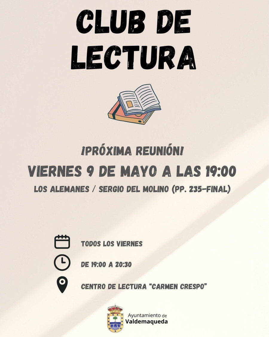 20250509 Club de lectura Valdemaqueda