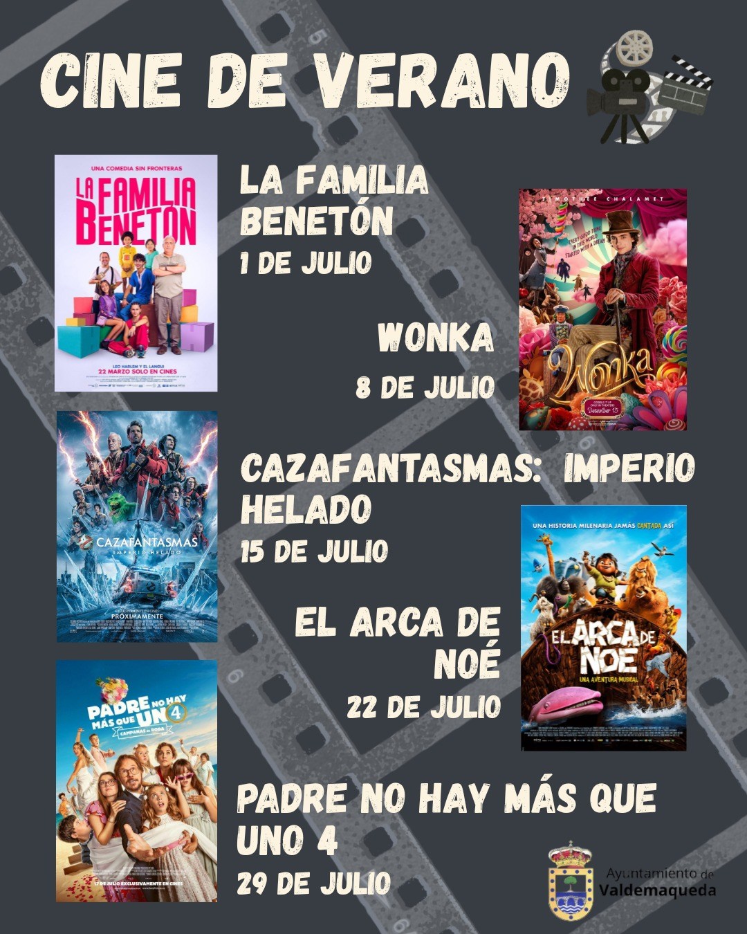 Cine de verano Valdemaqueda 2025