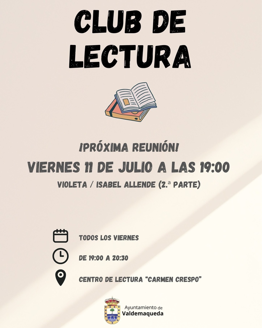 20250702 Club de lectura Valdemaqueda