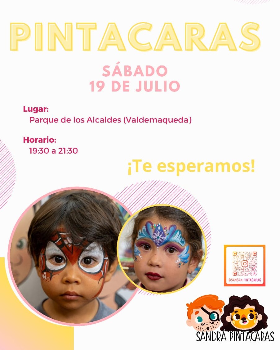 Pintacaras Valdemaqueda julio 2025