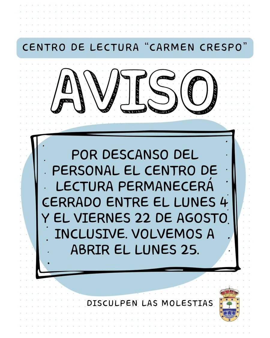 Vacaciones verano Centro lectura Valdemaqueda 2025