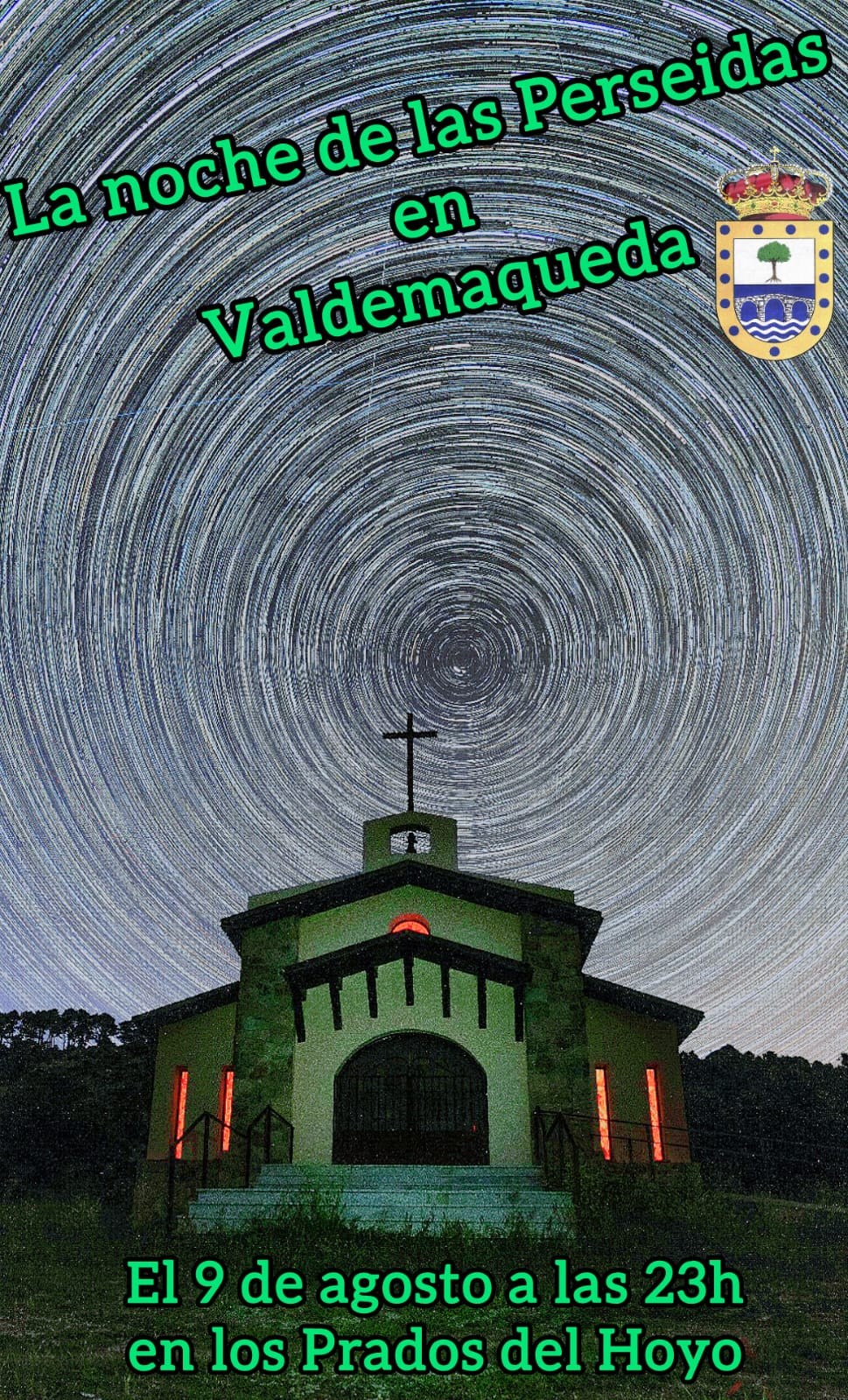 Noche de ls perseidas en Valdemaqueda 2025