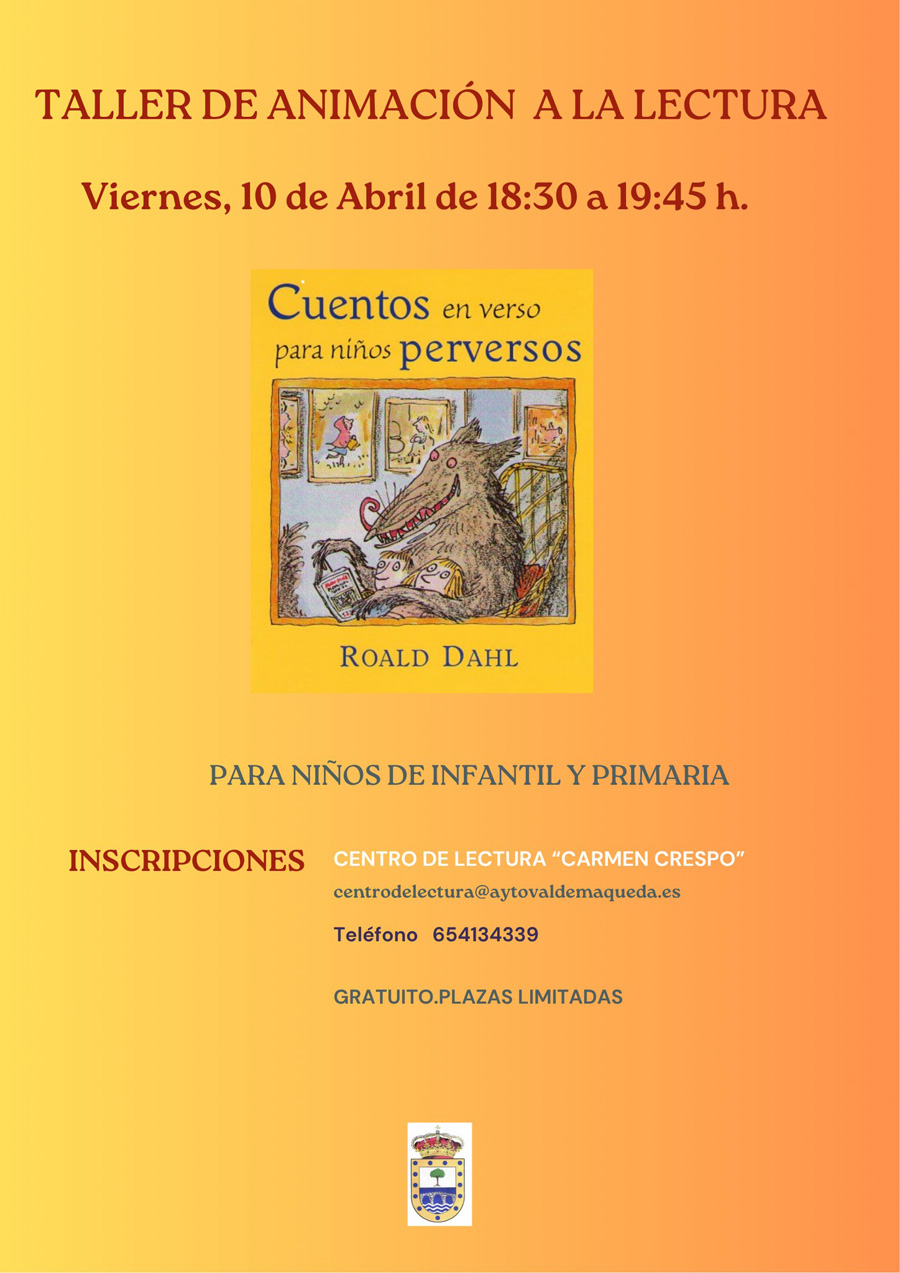 Taller animación lectura inf y primaria 10 abril 26