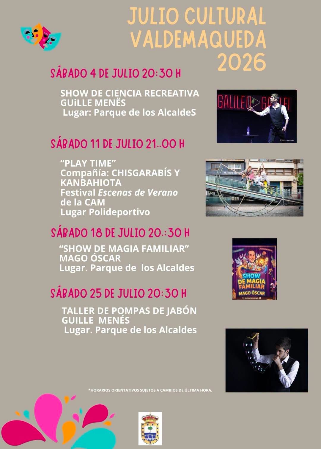 Julio cultural Valdemaqueda 2026