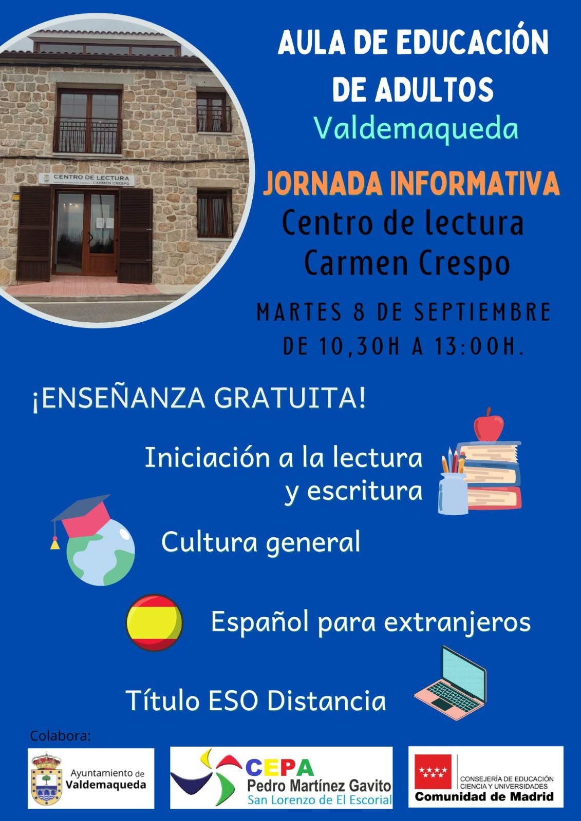 Aula educacion adultos curso 2026 27