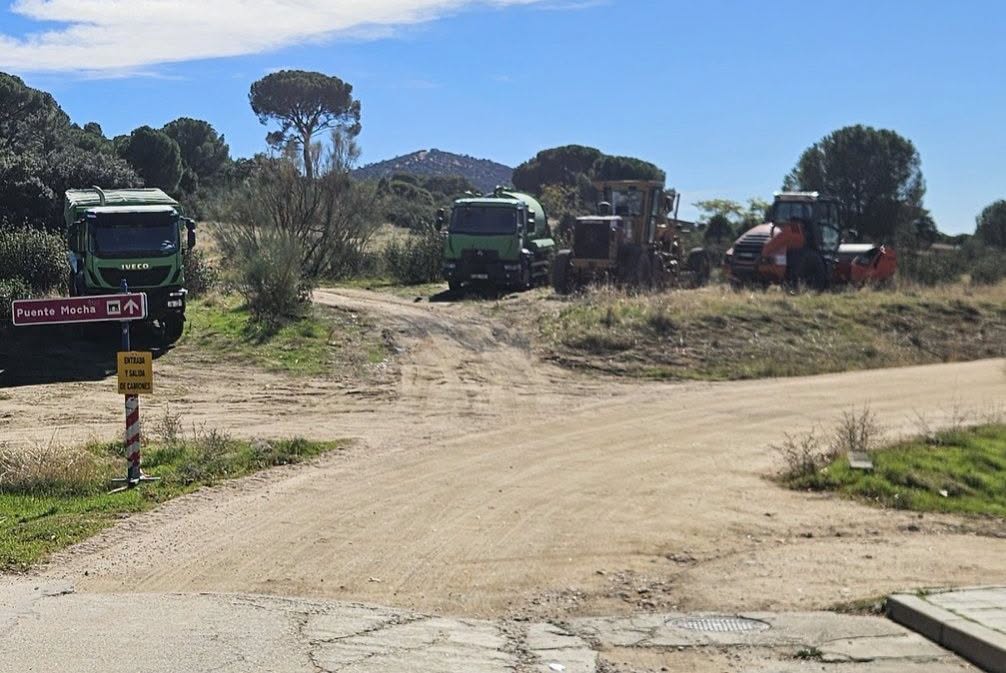 Obras acondicionamiento camino Villascusa hacia Puentemocha